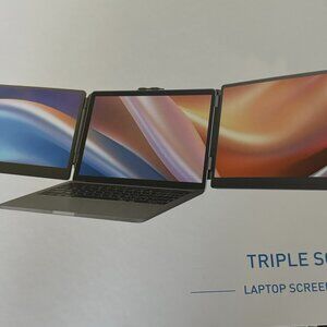 Triple laptop extender